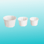 1/4 oz, 3/4 oz and 1 oz portion cups.